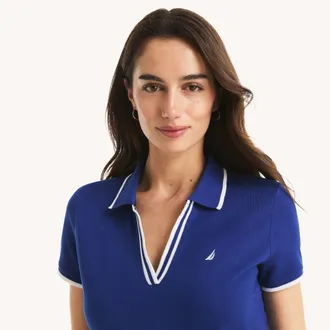 Nautica Womens Deck Polo Dress