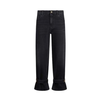 Liu Jo Jeans Cropped Carrot Fit - Jeans - Mujer - Negro - W27