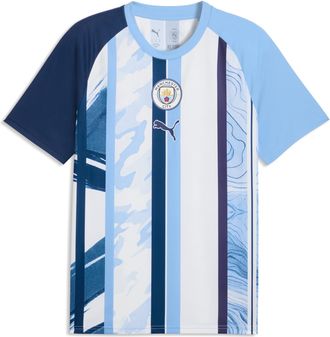 Puma Maglia da riscaldamento Manchester City da uomo, Accessori, Bianco, 3XL
