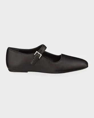 The Row Ava Mary Jane Ballerina Flats