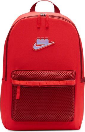 Nike x Lego Collection Heritage Backpack Rush Red Dark Cayenne HV6609-612