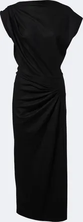 Isabel Marant Naery draped jersey midi dress