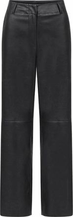 Knit-ted Dames, Broeken, Zwart, Maat: XL