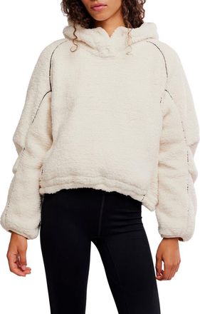 Free People FP Movement Free Flow Fleece Hoodie in Birch Tree at Nordstrom, Size X-Large