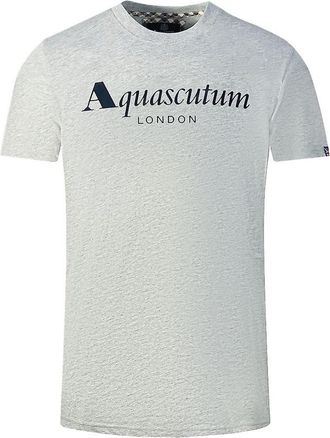 Aquascutum Heren Londen T-Shirt (Grijs)