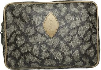 Saint Laurent Pre-owned Clutches, female, Multicolor, Size: ONE SIZE Pre-owned Leather Clutch