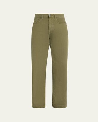 Massimo Alba Mens Straight Fit Five-Pocket Pants