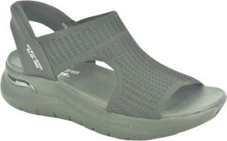 Skechers Fitness, Dames, Zwart, 40 EU, Sand HK slip-in spie Z