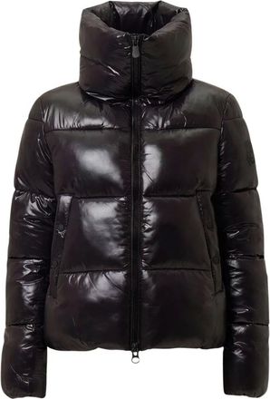 Save The Duck Isla Puffer Jacket - Dames - Jassen - Bruin - Maat: XL Nylon