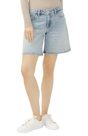 Silver Jeans Co Loose & Low Denim Shorts in Santa Rosa at Nordstrom, Size 25