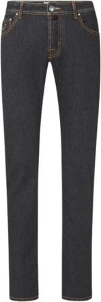 Jacob Cohen Bard 5 Pocket Jeans - Heren - Slim Fit Jeans - Zwart - W36 - Katoen - Jeans