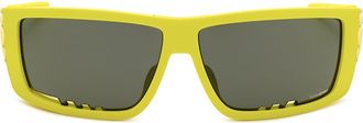 Plein Sport Sunglasses Fearless Men in Black/yellow at Nordstrom, Size +0.00