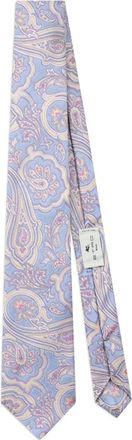 Etro Cravatta con stampa paisley jacquard - Blu