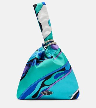 Pucci Borsa a mano Orchidee in twill di seta