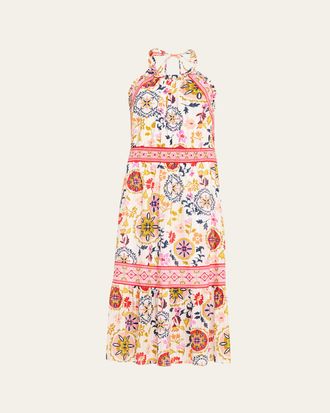 Ramy Brook Delia Halter Midi Dress