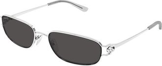Gucci GG2232S 001 Womens Sunglasses Silver Size 57 - Free RX Lenses - Free RX Lenses