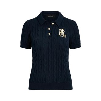 Ralph Lauren Polo Shirts, female, Blue, Size: L Natrissa Sweater