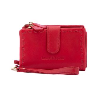 Laura Biagiotti Compacte Portemonnee - Dames - Accessoires - Rood - Maat: ONE Size Leer