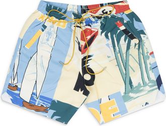 Rhude MULTICOLOR MONACO SHORTS