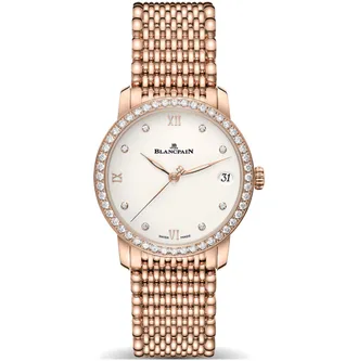 Blancpain Womens Villeret 33mm Automatic Watch