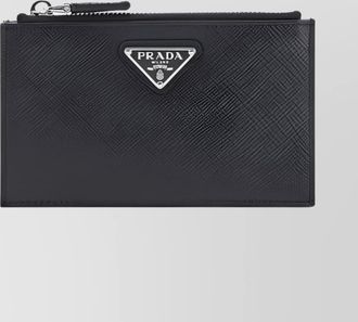 Prada leather card holder