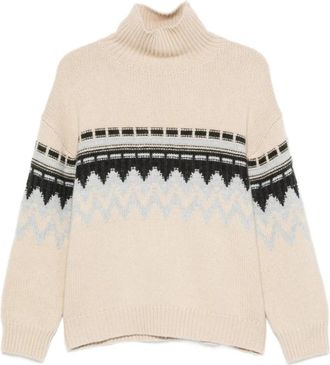 Allude Truien & Vesten, Dames, Beige, S, Coltruien