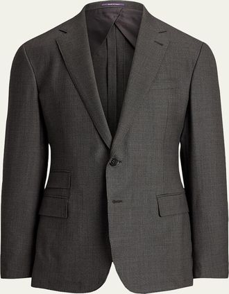 Ralph Lauren Purple Label Kent Hand-Tailored Wool Birdseye Suit