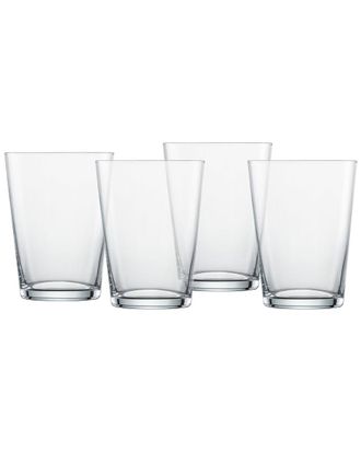 Zwiesel Glas Set Of 4 Together Crystal Glass Clear All Purpose/ Water Glasses