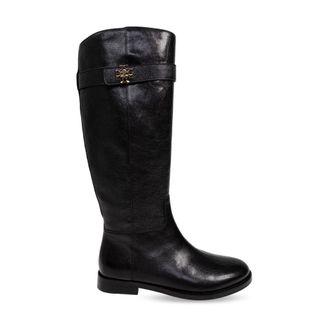 Tory Burch Stivale da equitazione Turnlock - - Shoes - Donna - Nero - 37 EU
