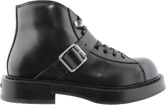 Ferragamo Gancini Ornament Ankle Boots, Size 6.5