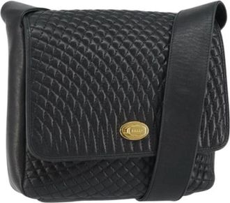 Bally Pre-owned Leren Crossbodytas - Dames - Vintage Schoudertas - Zwart - ONE Size - Leer - Vintage