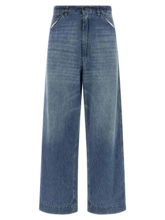 Maison Margiela Light Blue Wide Leg Denim Jeans