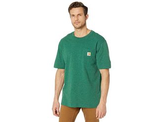 Carhartt Work in Progress Loose Fit Heavyweight Short Sleeve Pocket T-Shirt Mens T Shirt North Woods Heather : XL (Reg), Cotton/Jersey/Polyester