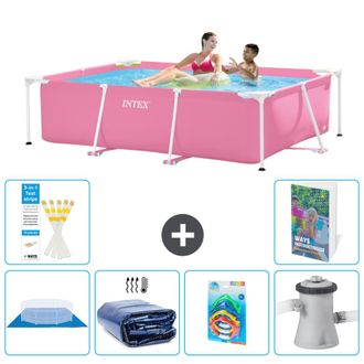 Intex Piscina Con Estructura Rectangular - 220x150x60 Cm - 7-piezas S46