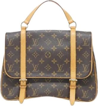 Louis Vuitton Pre-owned Backpacks, female, Brown, Size: ONE SIZE Pre-owned Monogram Backpack