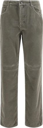 Brunello Cucinelli Pantaloni in Corduroy - - Trousers - Uomo - Grigio - L