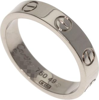 Cartier White Gold White Gold (18K) Band Ring (Pre-Owned)