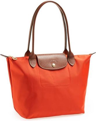 Longchamp Medium Le Pliage Nylon Shoulder Tote in Brick at Nordstrom