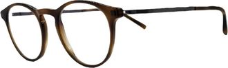 Mykita Retro Ronde Zonnebril Bruin Havana - unisex - Brillen - Bruin - ONE Size - Accessoires