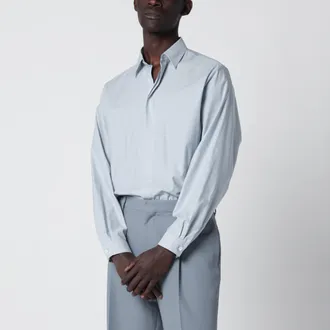 Lardini Camicia azzurra in misto cotone