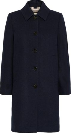 Part Two Klassieke Donkerblauwe Jas Kamillas Stijl - Dames - Mantel - Blauw - 2XL - Jassen