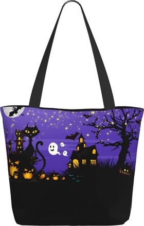 AOOEDM Happy-Halloween Pumpkin And Cat Ladies Shopping Bag 13x11x7in.The Perfect ValentineS Day Gift.It Is The Best ValentineS Day Gift For Mom, Daughter, Wi