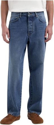 Olaf Hussein Relaxed Denim Broek Gewassen Indigo - Heren - Regular Fit Jeans - Blauw - XL - Denim - Jeans