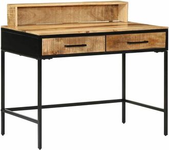 vidaXL Mesa Consola Marr&oacute;n 100 X 55 X 75 Cm Madera Maciza De Mango Vidaxl