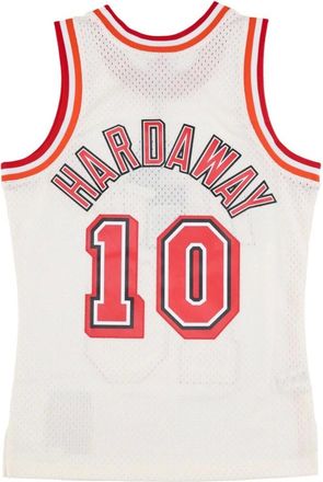 Mitchell & Ness Basketbaltanktop voor heren Nba gebroken wit Teamkleur Swingman Jersey Hardwood Classics 1996 No 10 Tim Hardaway Miahea gebroken wit - Heren - Sport -