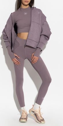 adidas ADIDAS By Stella McCartney Long Sleeve Training Top, Womens, Purple