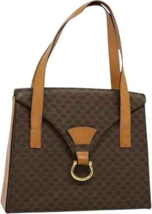 Celine Pre-owned Handbags, female, Brown, Size: ONE SIZE Pre-owned Vintage Hand Bag