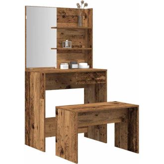 vidaXL Tocador De Madera Antigua De Ingenier&iacute;a Vidaxl