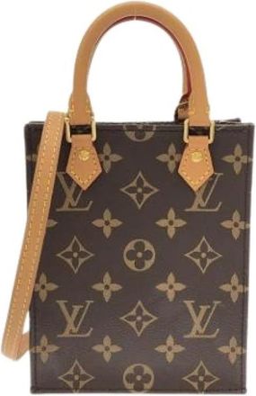Louis Vuitton Pre-owned Mini Bag - Dames - Vintage Mini Tas - Bruin - ONE Size - Vintage
