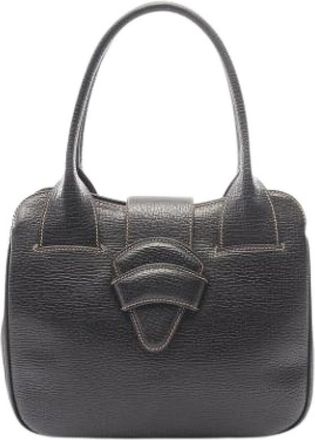 Loewe Pre-owned Schoudertas - Dames - Vintage Handtas - Zwart - ONE Size - Leer - Vintage